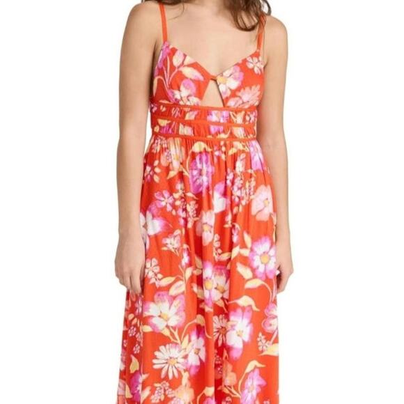 Free People Floral Wisteria Medium Maxi Dress - Picture 7 of 8